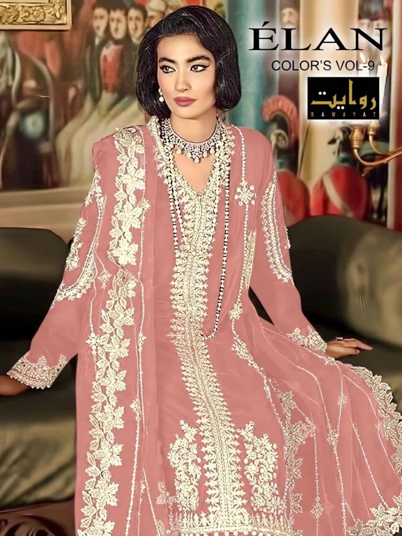 Rawayat Elan Colors Vol 9 Designer Pakistani Salwar Suit