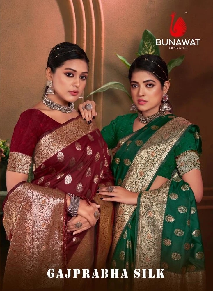 Bunawat Gajprabha Latest Banarasi Silk Saree Online Best Price
