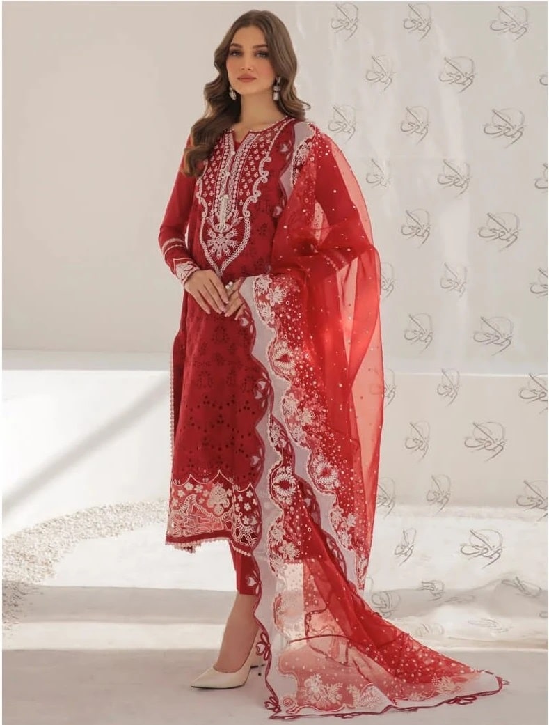 Saniya Baroque Vol 1 Chikankari Work Pakistani Salwar Suit Collection