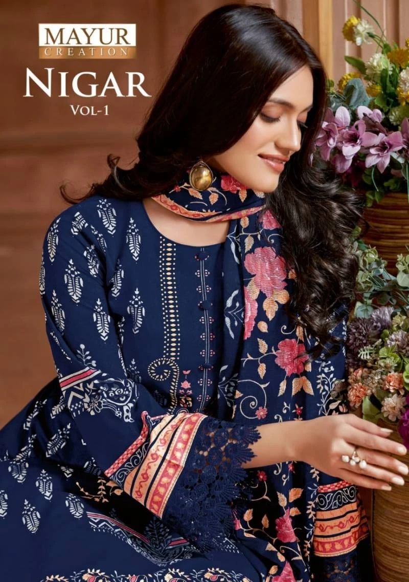 Mayur Nigar Vol 1 Soft Cotton Dress Material