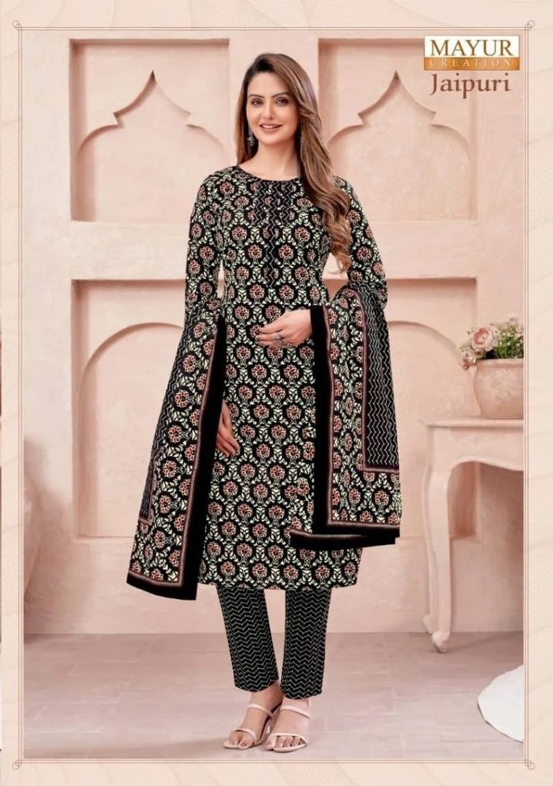 Mayur Jaipuri Vol 6 Printed Cotton Dress Material Collection