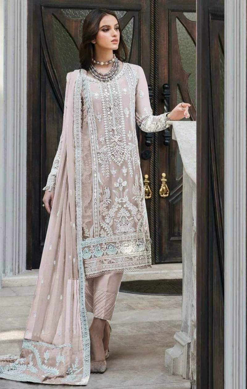 Serine S 228 A To D Embroidery Work Pakistani Salwar Suits Collection
