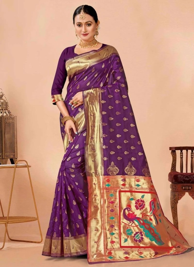 Ronisha Rang Prited Wholesale Banarasi Silk Saree Collection