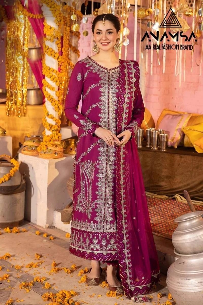 Anamsa 287 Designer Pakistani Salwar Suits Collection
