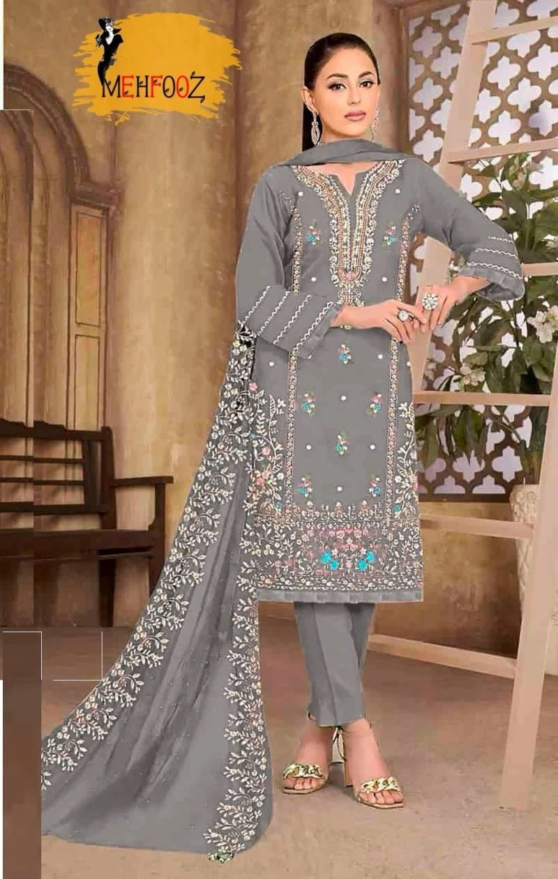 Mehfooz Aa 1019 Pakistani Salwar Suits Collection
