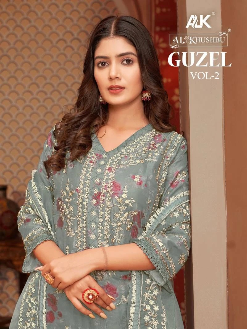 Al Khushbu Guzel 5037 Readymade Pakistani Salwar Suits Collection