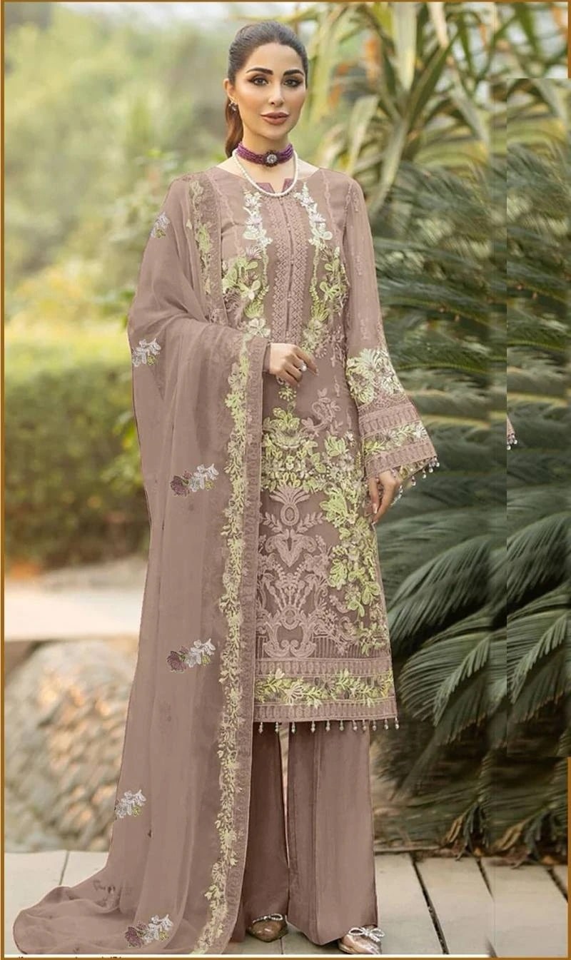 Bilqis B 13 Georgette Embroidery Pakistani Salwar Suits Collection
