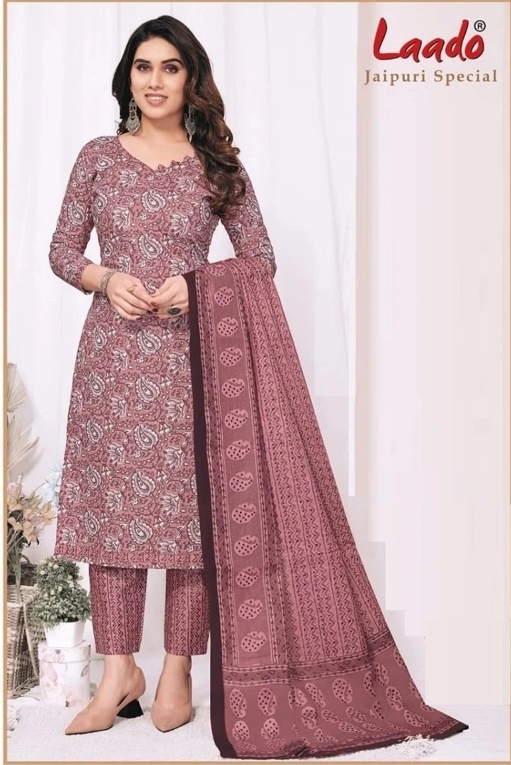 Laado Jaipuri Special Vol 1 Daily wear Soft Cotton Dress Material