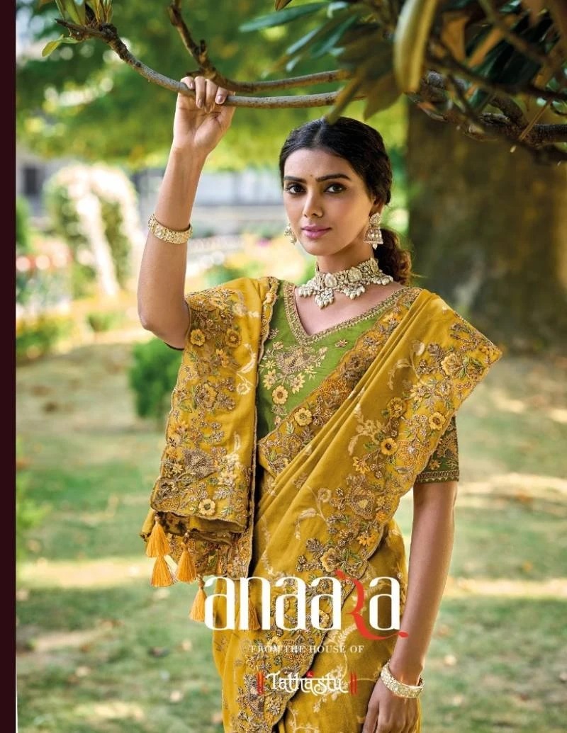 Tathastu Anaara 6211 To 6216 Silk Designer Saree Wholesalers