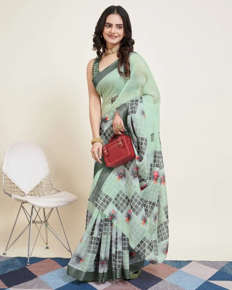 Maahi 133 Printed Cotton Party Wear Saree Collection