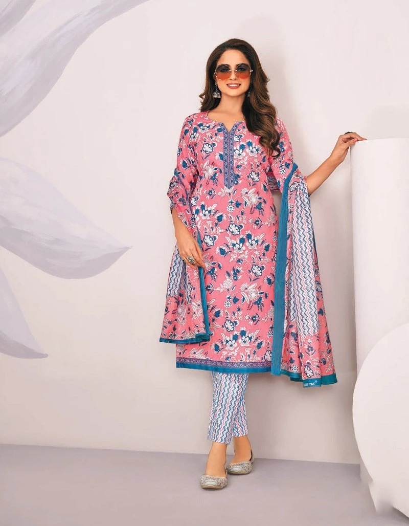 Deeptex Miss India Vol 83 Cotton Dress Material Wholesaler