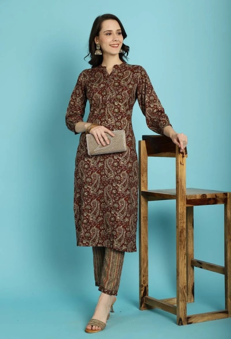Trendy Simona 506 Special Straight Kurti With Pant Collection