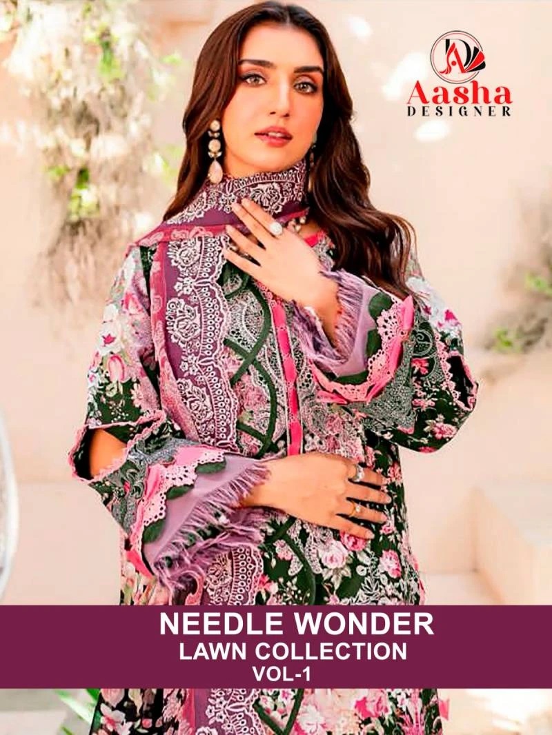 Aasha Needle Wonder Vol 1 Pakistan Suits Online