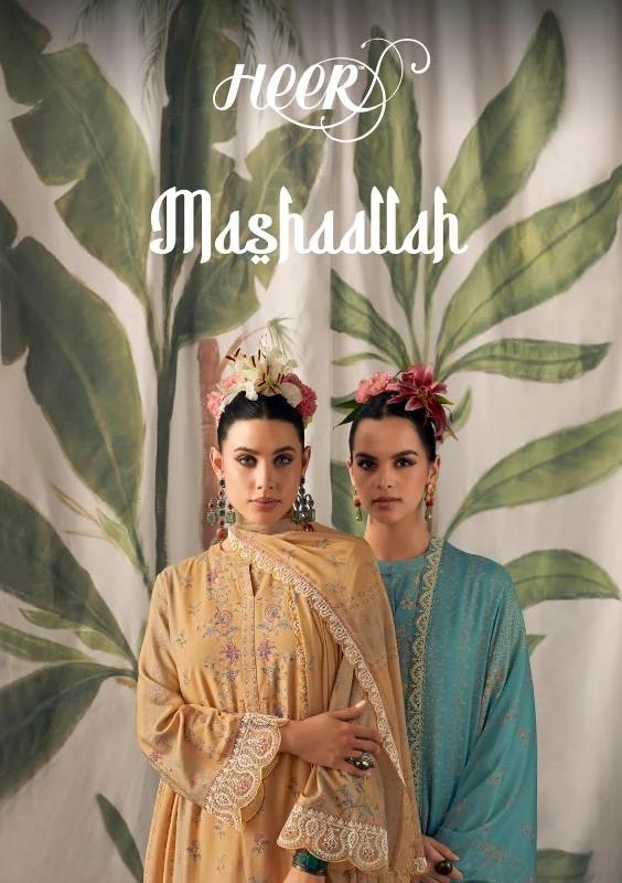 Kimora Heer Mashaallah Printed Designer Dress Material Collection