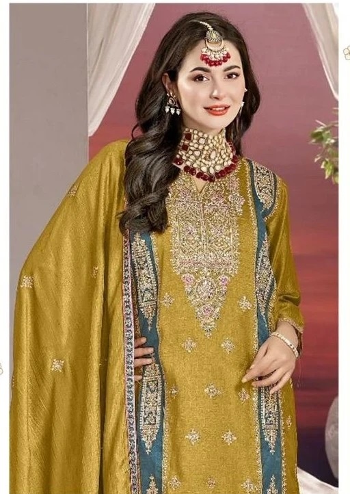 Ziaaz Designs 415 A Chinon Pakistani Salwar Kameez Online
