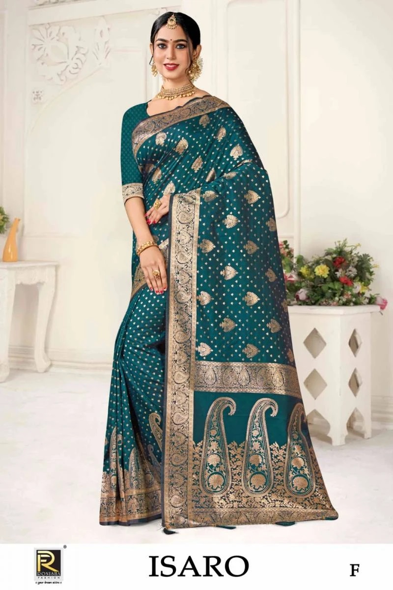 Ronisha Isaro Latest Banarasi Silk Saree Collection
