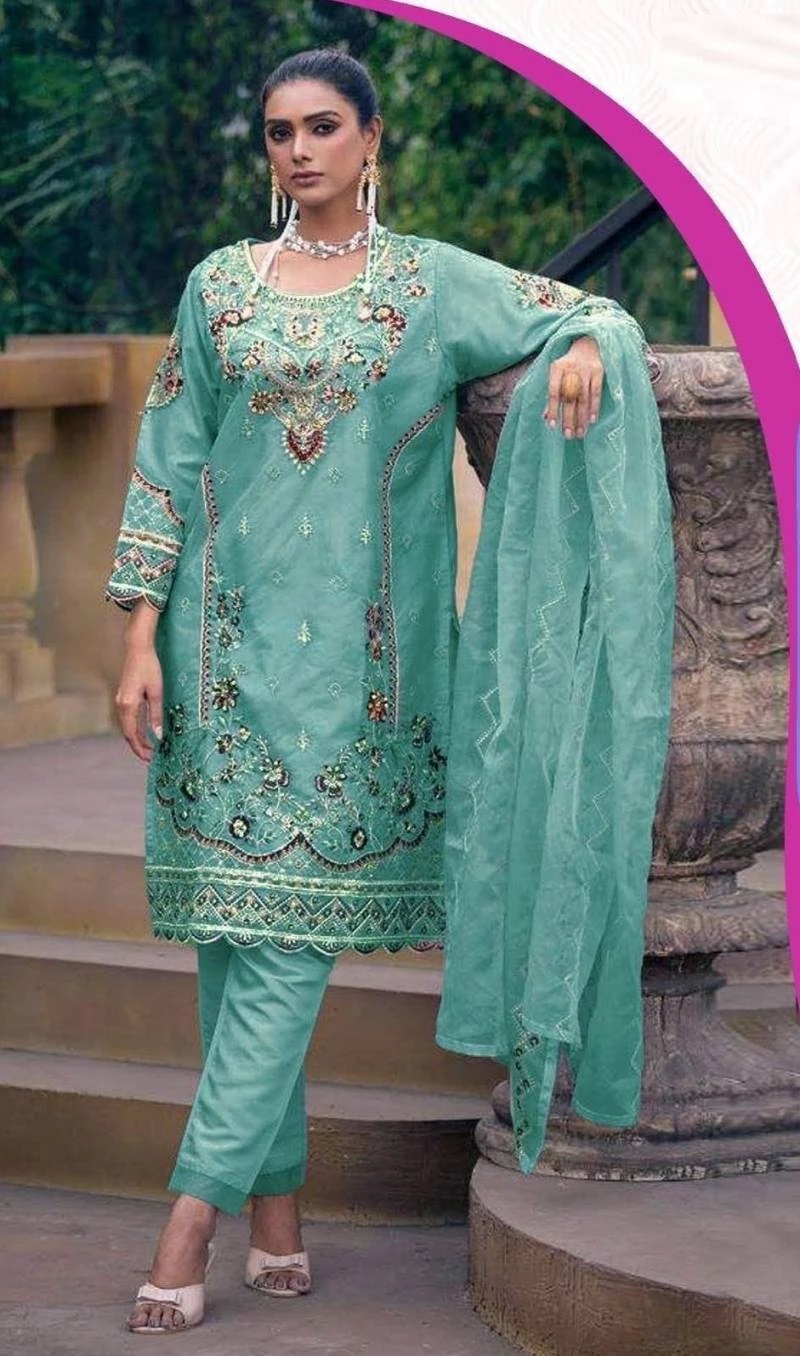 Zarqash Z 5123 A To D Readymade Pakistani Suits Collection