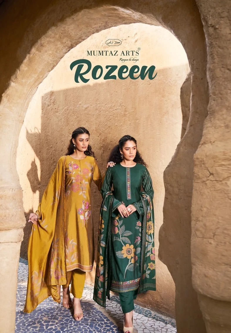 Mumtaz Rozeen Exclusive Designer Dress Material Collection
