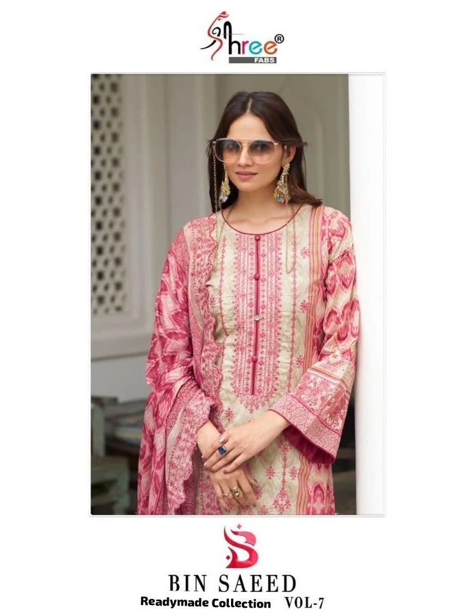 Shree Bin Saeed Vol 7001-7004 Ready Made Pakistani Suits Collection