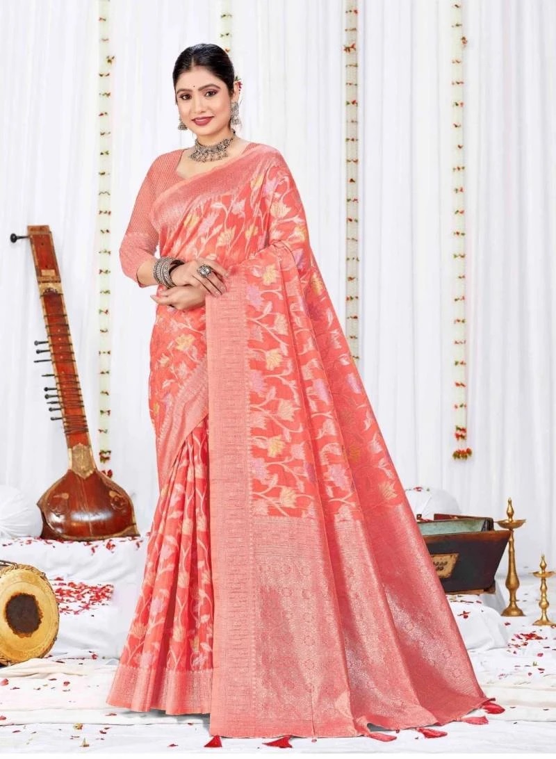 Ronisha Unique Wedding Premium Banarasi Silk Sarees Wholesaler