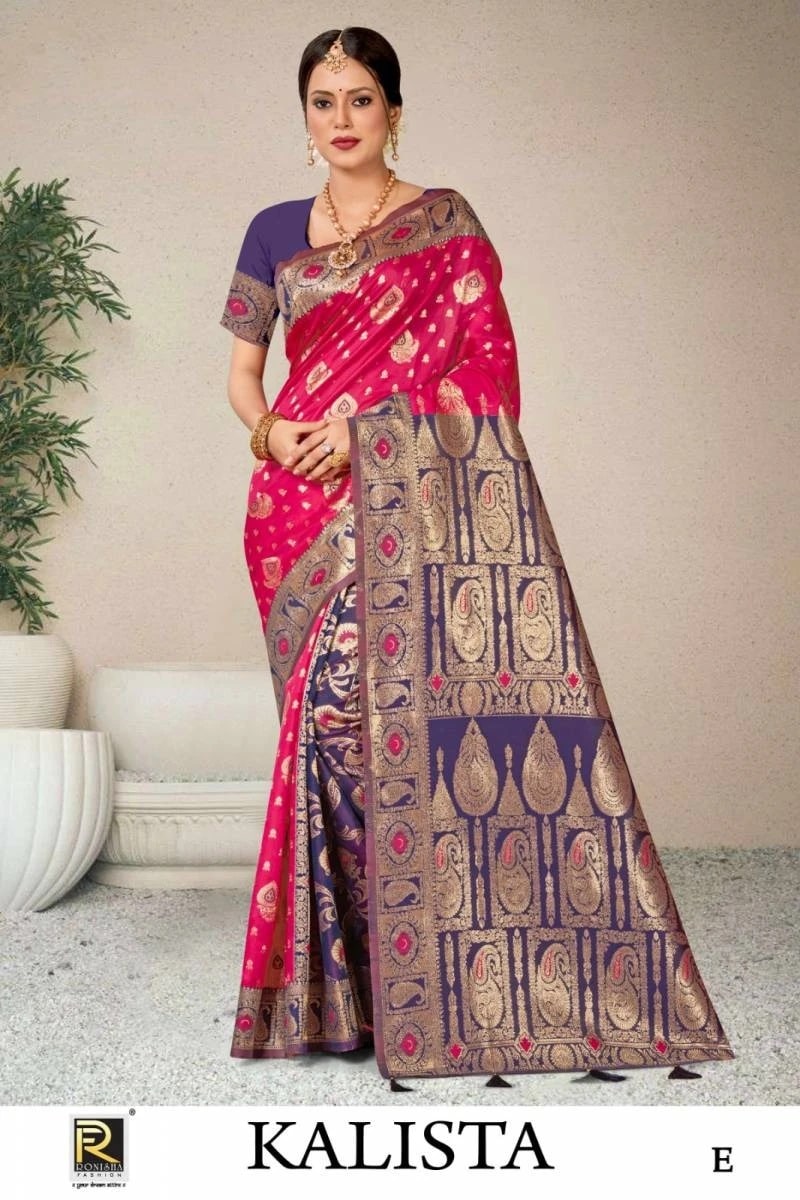 Ronisha kalista Wedding Banarasi Silk Saree Collection