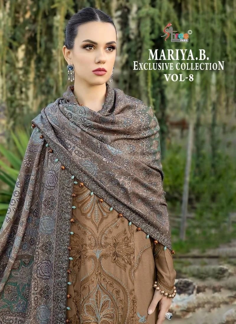 Shree Mariya B Exclusive Collection Vol 8 Salwar Suits Cotton Dupatta