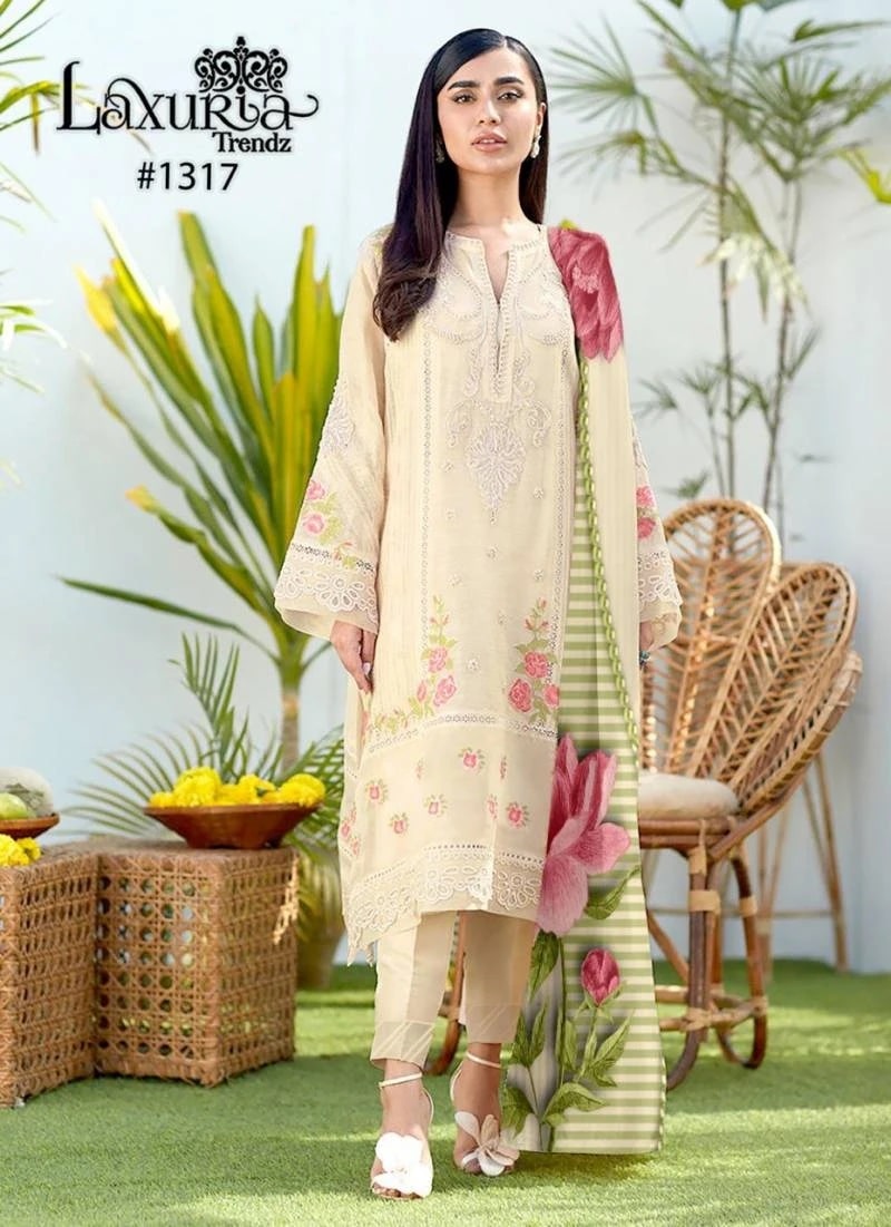 Laxuria Trendz 1317 Designer Ready Made Pakistani Suits Collection