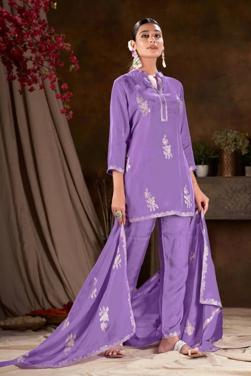 Jivora Party Exclusive Ready Made Kurti Pant With Dupatta Collection