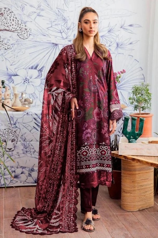 Taj 490 And 491 Hit Design Pakistani Suits Chiffon Dupatta Collection