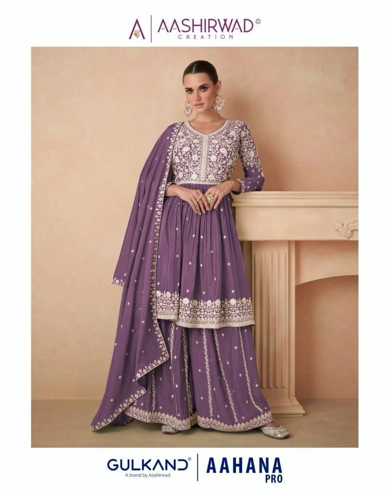 Aashirwad Gulkand Aahana Pro Silk Designer Salwar Suits Collection
