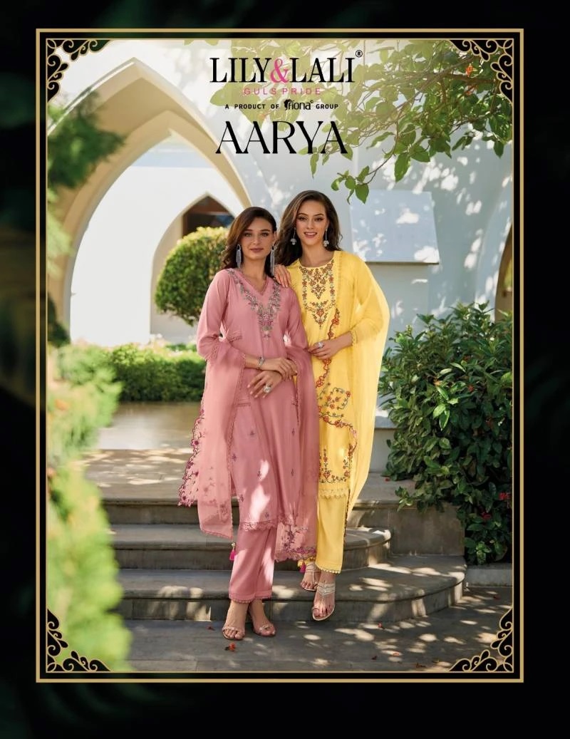 Lily And Lali Aarya Premium Silk Designer Ready Made Collection