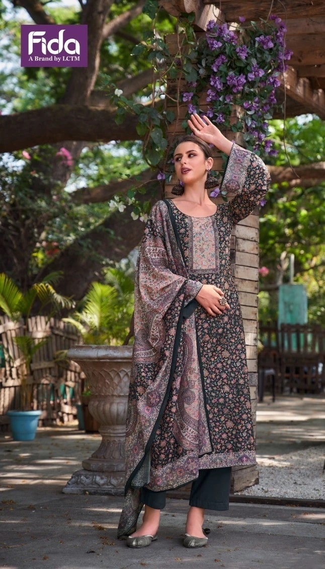 Fida Kanishk Cotton Designer Dress Material Collection
