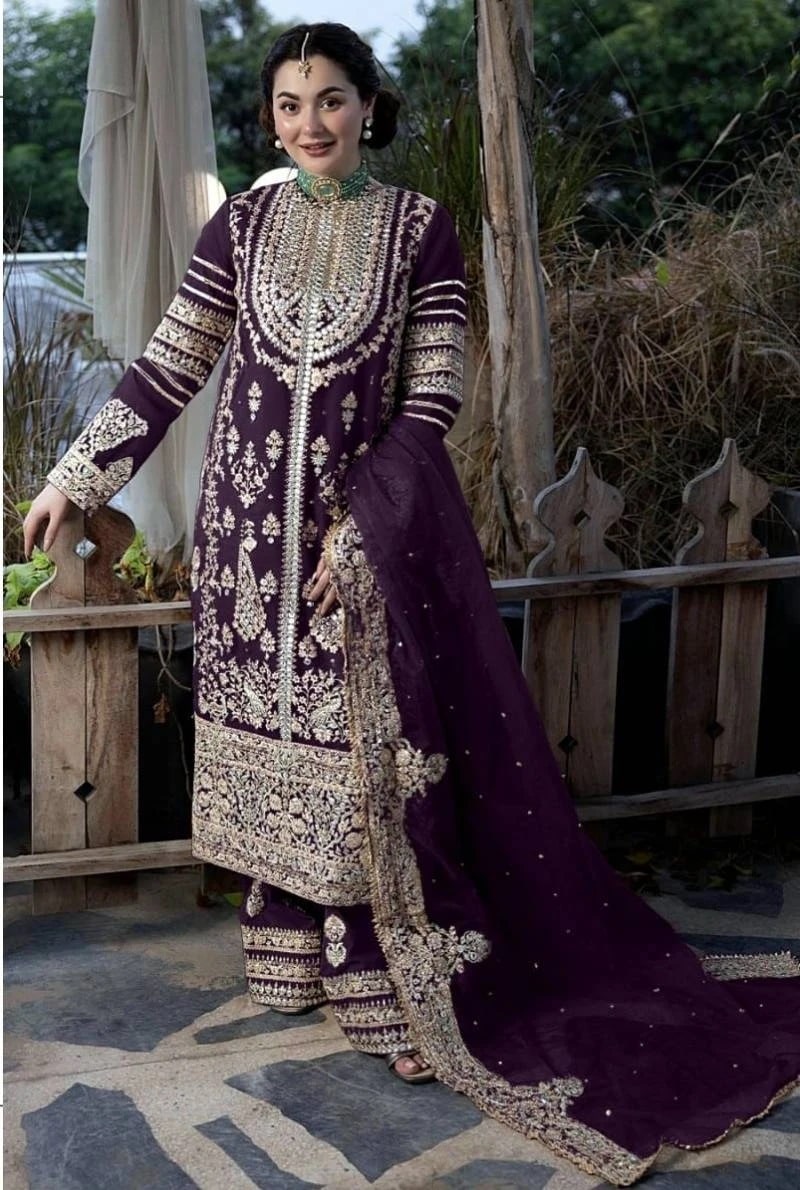 Aasma 203 E To H Designer Pakistani Suits Wholesale