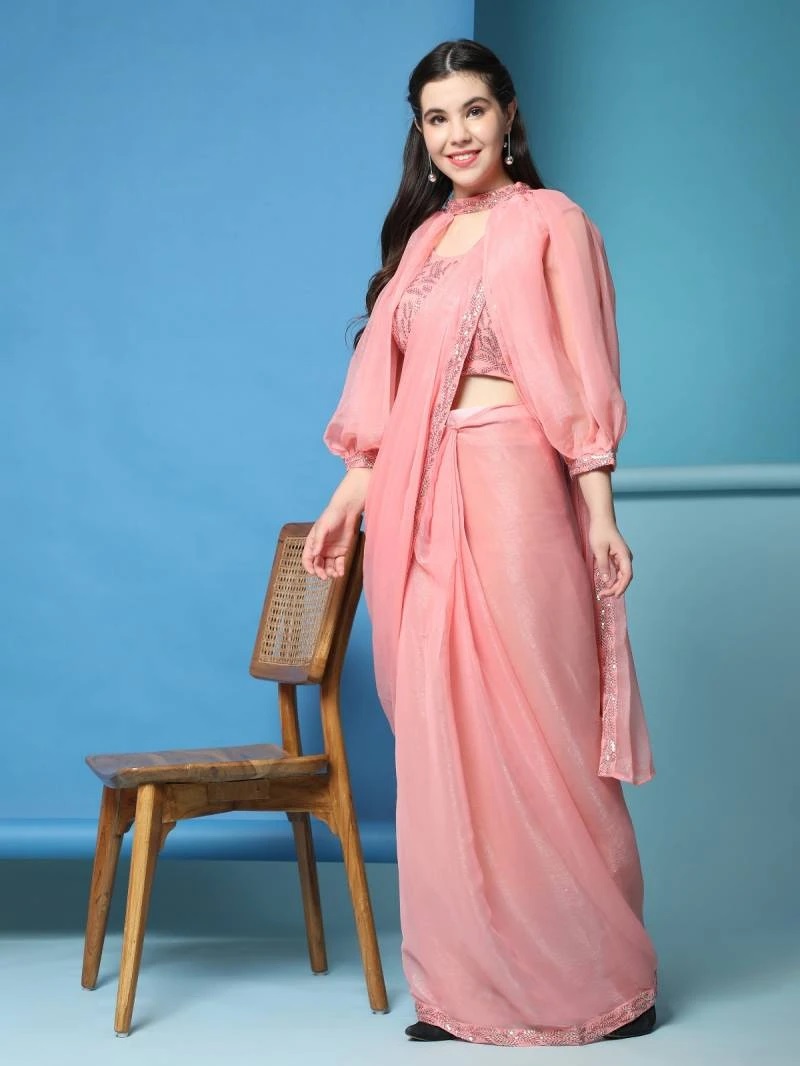 Amoha Trendz 293 Designer Ready To Wear Saree Collection