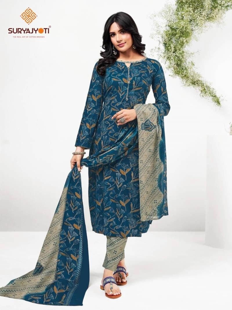 Suryajyoti Trendy Vol 60 Cotton Daily Wear Dress Material Wholesale