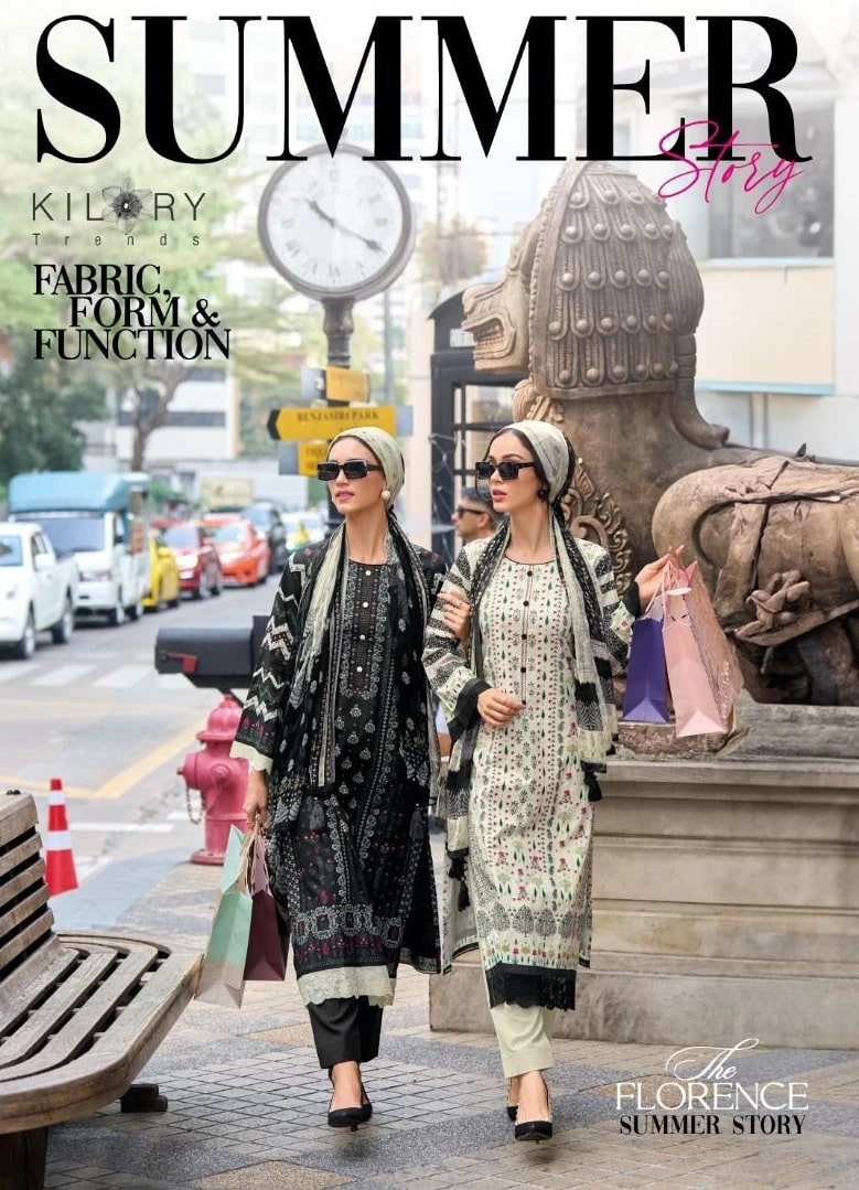 Kilory Summer Story Exclusive Designer Cotton Dress Material Collection