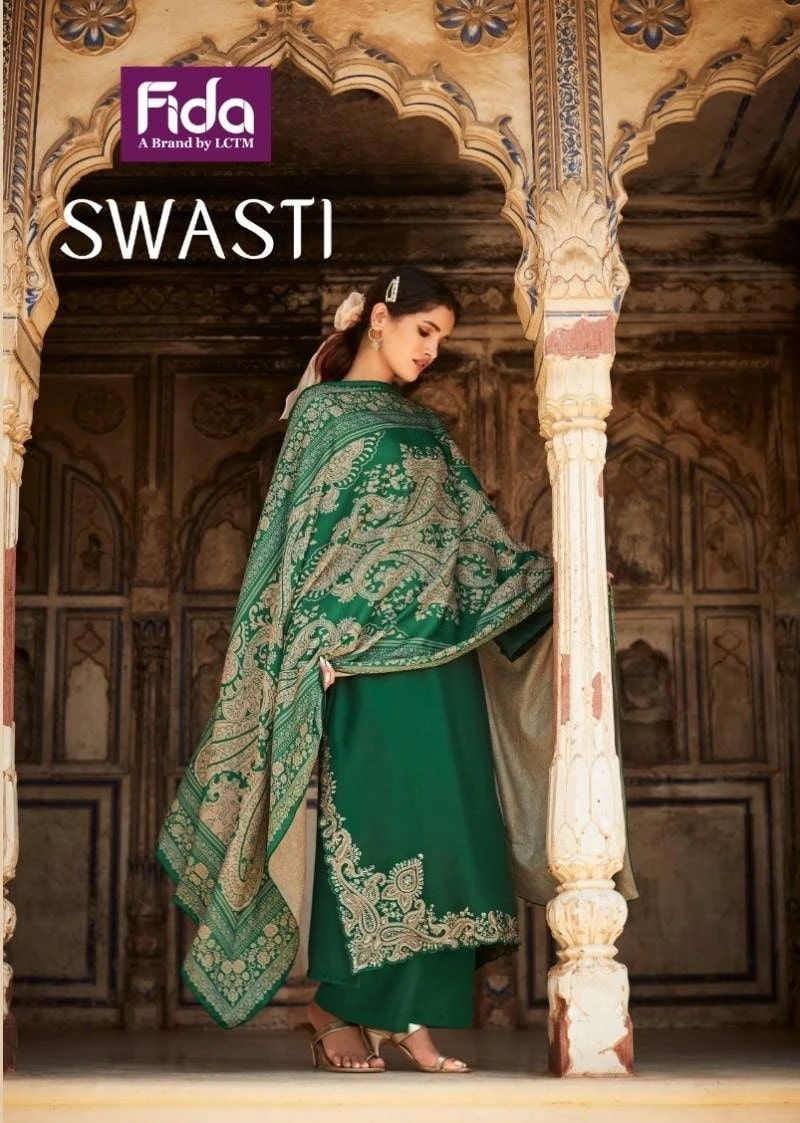 Fida Swasti Embroidery Cotton Dress Material Collection