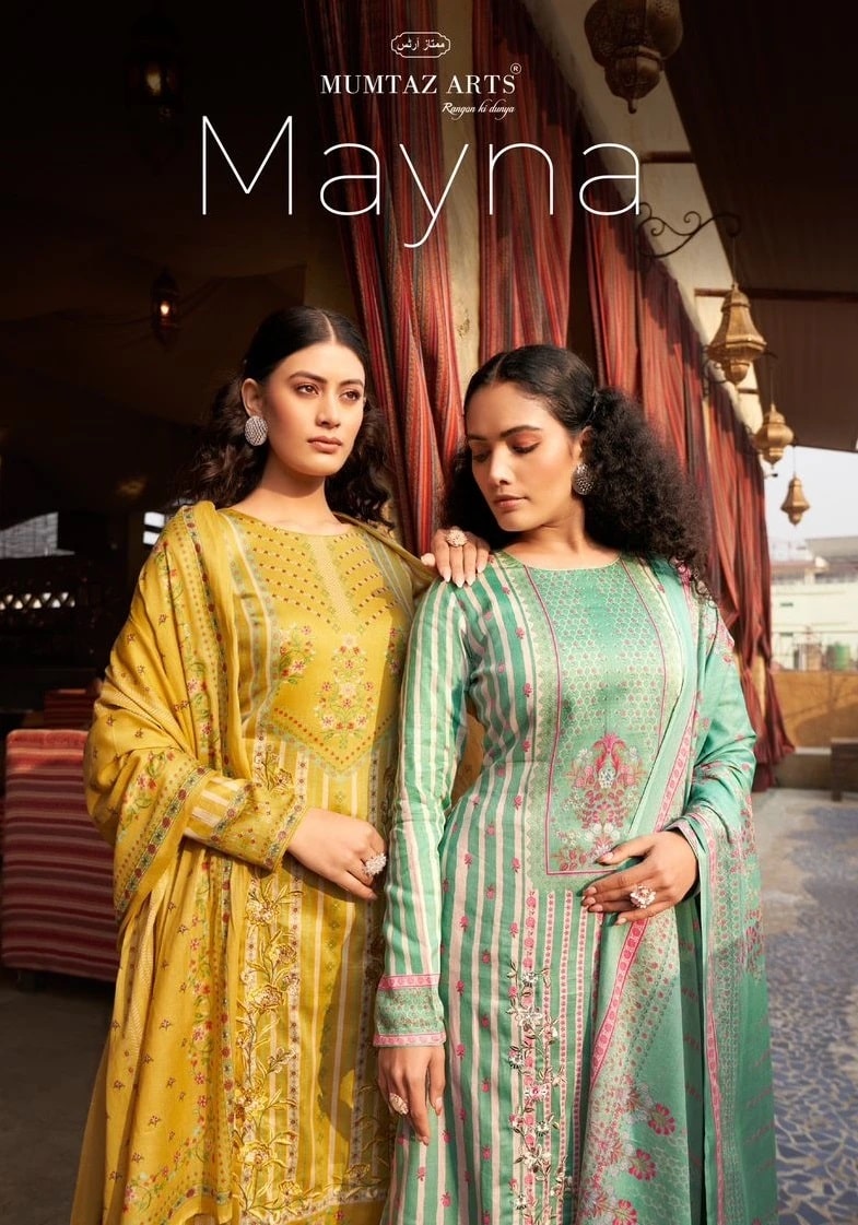Mumtaz Mayna Viscose Embroidery Salwar Suits Collection