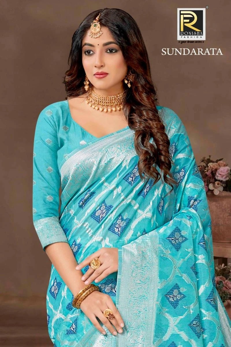 Ronisha Sundarata Premium Banarasi Silk Saree Collection