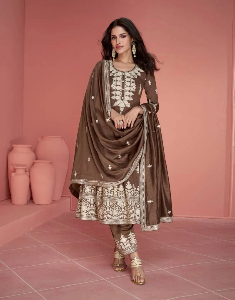 Aashirwad Gulkand Rubina Silk Designer Salwar Kameez Collection