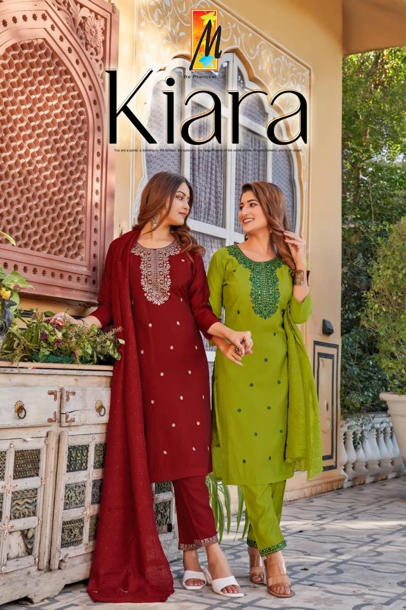 Master Kiara Silk Embroidery Ready Made Dress Collection
