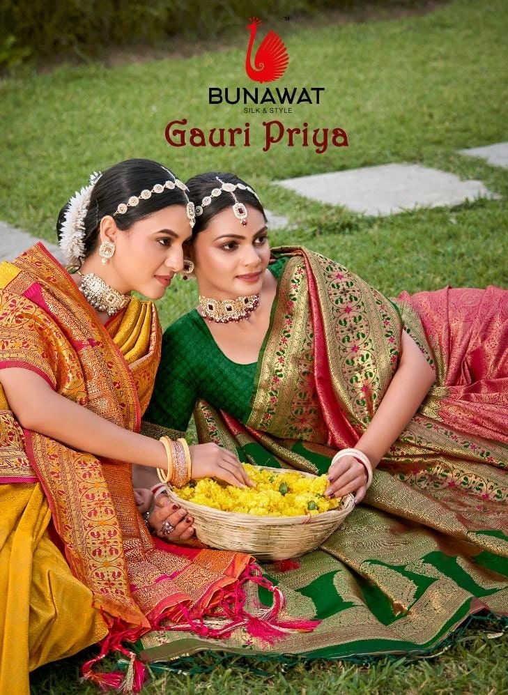 Bunawat Gauri Priya Wedding Pure Silk Saree Collection