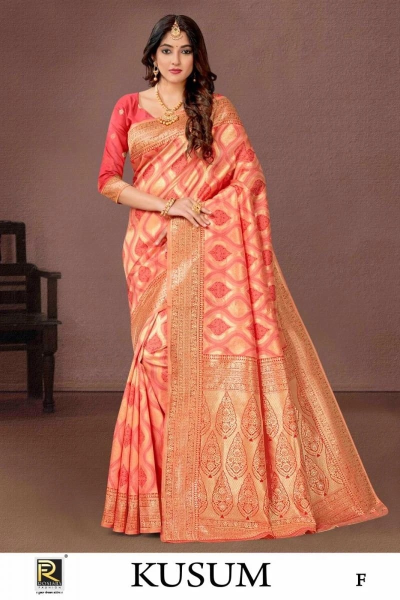 Ronisha kusum Vol 2 Premium Banarasi Silk Saree Collection
