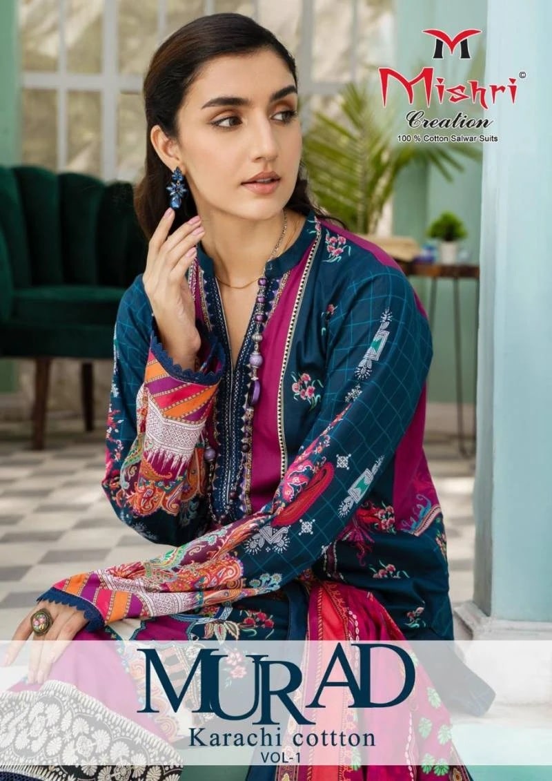 Mishri Murad Vol 1 Printed Karachi Dress Material Collection