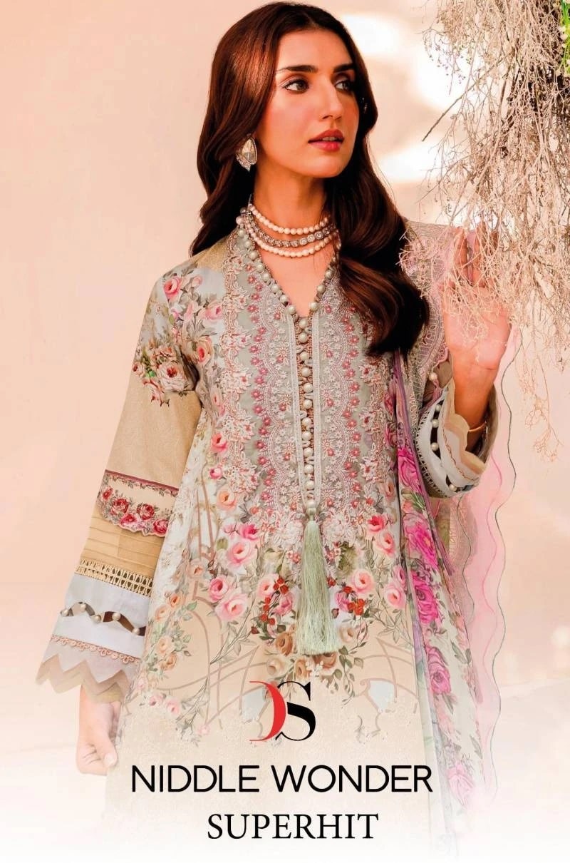 Deepsy Niddle Wonder Superhit Cotton Pakistani Suit Collection
