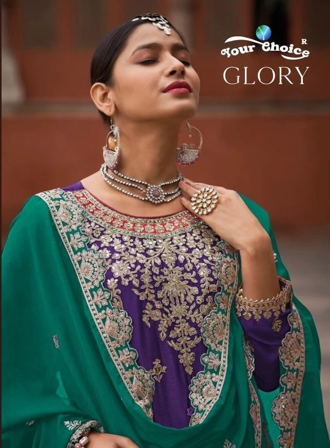 Your Choice Glory Embroidery Readymade Salwar Kameez Collection
