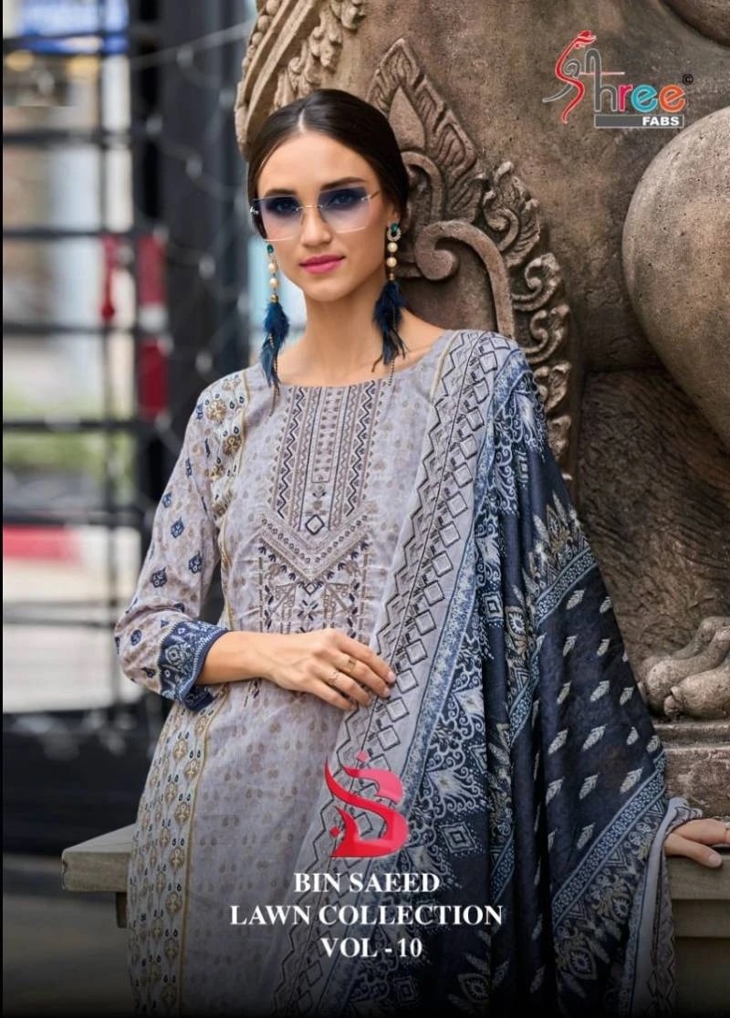 Shree Bin Saeed Lawn Collection Vol 10 Exclusive Pakistani Suits Collection