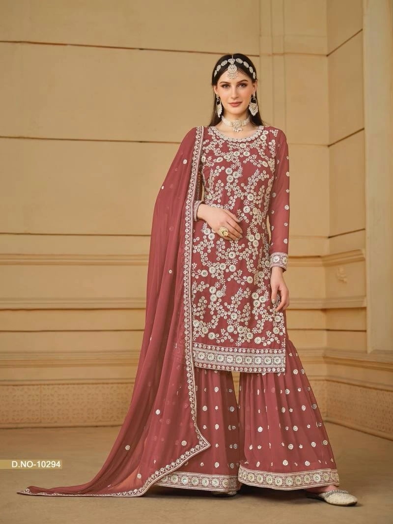 Anjubaa Vol 29 Georgette Designer Salwar Suits Collection