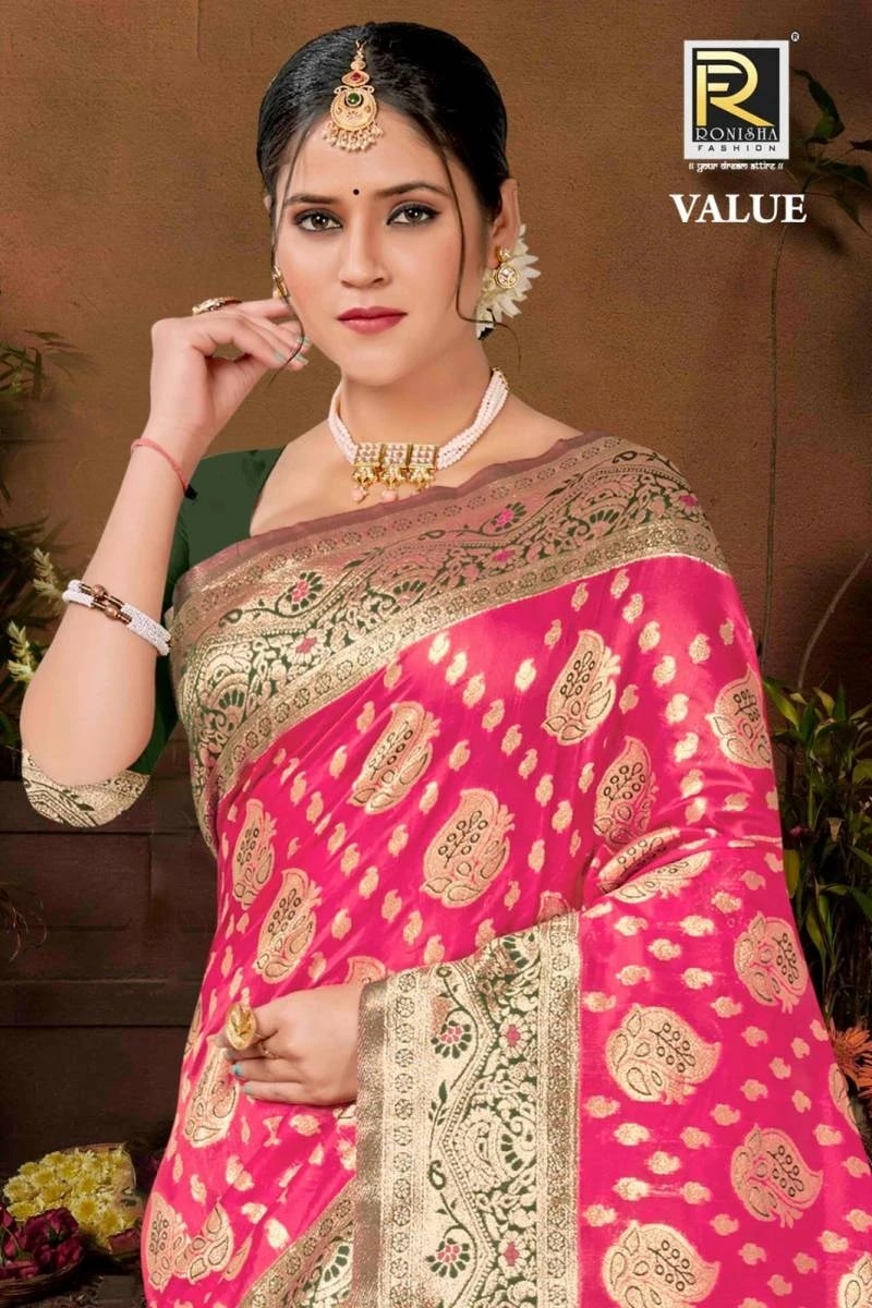 Ronisha Value Banarasi Silk Saree Collection