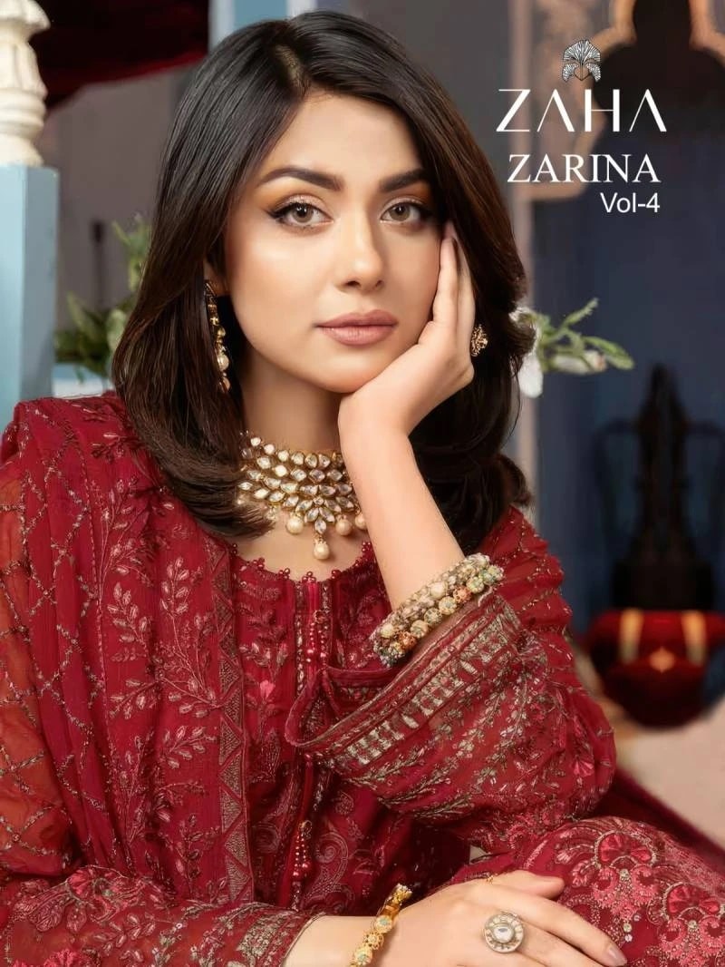 Zaha Zarina Vol 4 Designer Pakistani Salwar Kameez